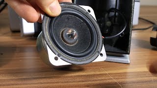 Video thumbnail for Look inside Logitech Z-2300 speaker - What's Inside? PART I by Techscrew