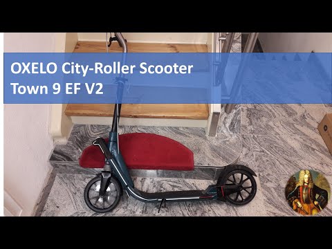 Test OXELO Town 9 EF V2 City Roller Scooter