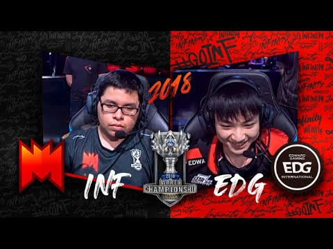 Infinity Esports vs EDG Worlds 2018