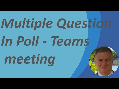 How to Adding Multiple Poll Questions in MS Teams Meeting How to Adding Multiple Poll Questions in MS Teams Meeting