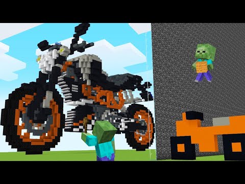 NOOB VS PRO MOTOSİKLET YAPMAK 😱 - Minecraft