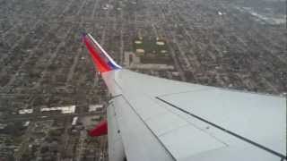 preview picture of video 'Southwest Takeoff Chicago Midway Boeing 737-800'