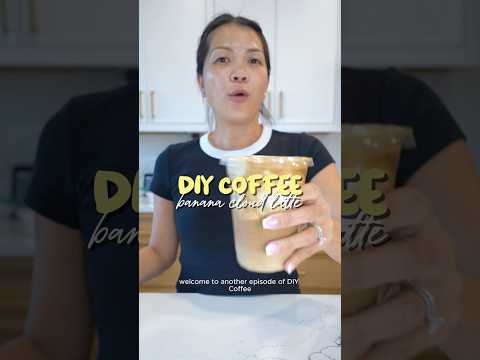 Super simple banana cloud latte recipe... hope you try it!