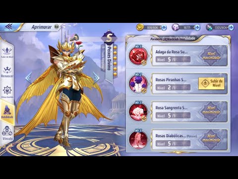 AFRODITE DIVINO - DICAS DE COSMOS UP SKILL E COMPS - SAINT SEIYA AWAEKNING