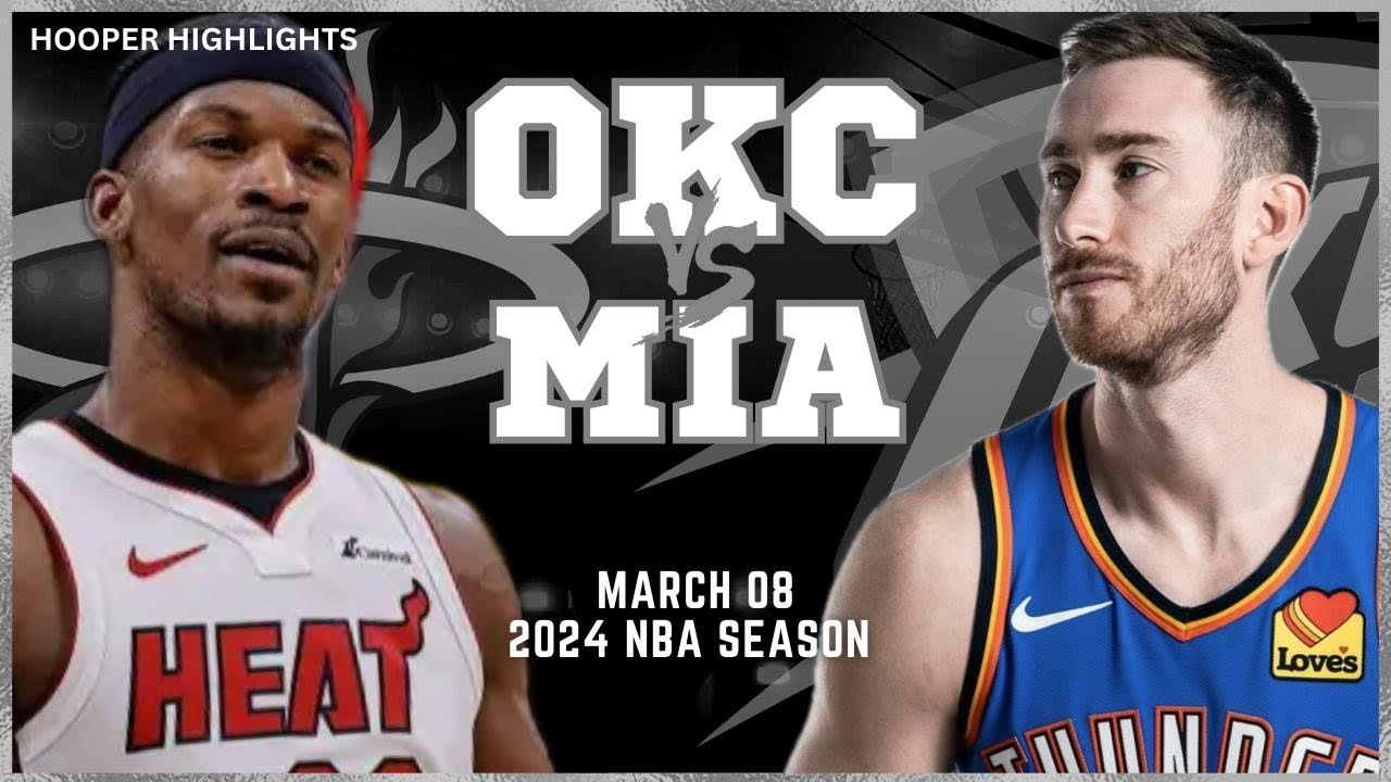 09.03.2024 | Oklahoma City Thunder 107-100 Miami Heat