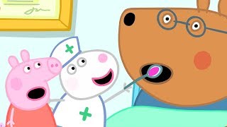 Peppa Pig English Episodes | Looking after Doctor Brown Bear | Peppa Pig Official
