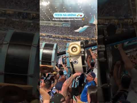 "Geral Do Grêmio - E Dá-lhe Dá-lhe Tricolor - Final Do Gauchão 2023 #suarez #geraldogremio" Barra: Geral do Grêmio &bull; Club: Grêmio