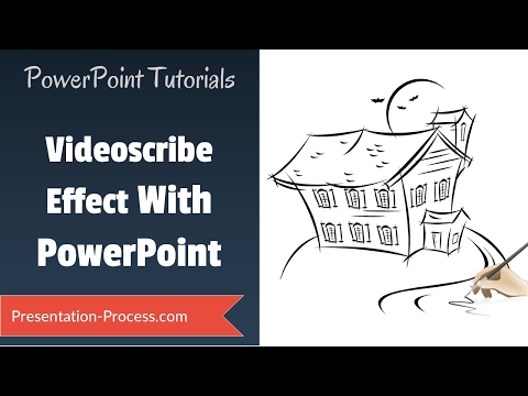 How to Create Videoscribe Effect in PowerPoint : Practical Animation Series