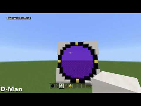 How to make CIRCULAR NETHER PORTALS in Minecraft 1.18