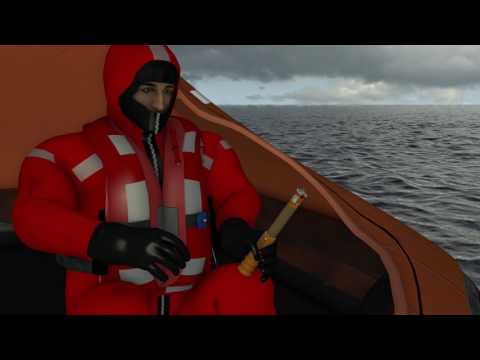 Comet Marine Training Animation -  Red Hand Flare