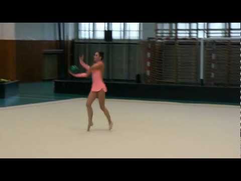 Adéla Javůrková,MČR Juniorky 2012 - míč