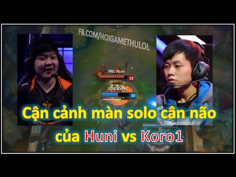 Huni vs Koro1 Solo 1 vs 1