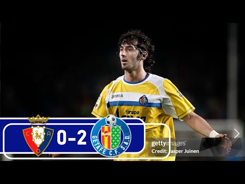 Resumen C.A Osasuna 0-2 Getafe CF LaLiga2007/08