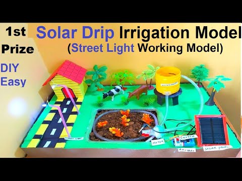 drip irrigation working model 3d inspire award science project diy howtofunda craftpiller