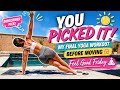 FEEL GOOD FRIDAY YOU PICKED IT MY FINAL YOGA WORKOUT BEFORE MOVING