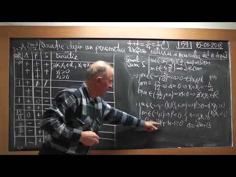 4/4 1670 Clasa 9 Functia de gradul 2 Semnul functiei Discutia dupa un parametru a nat rad ec. grad 2