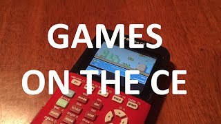 How to get games on the ti-84 plus CE