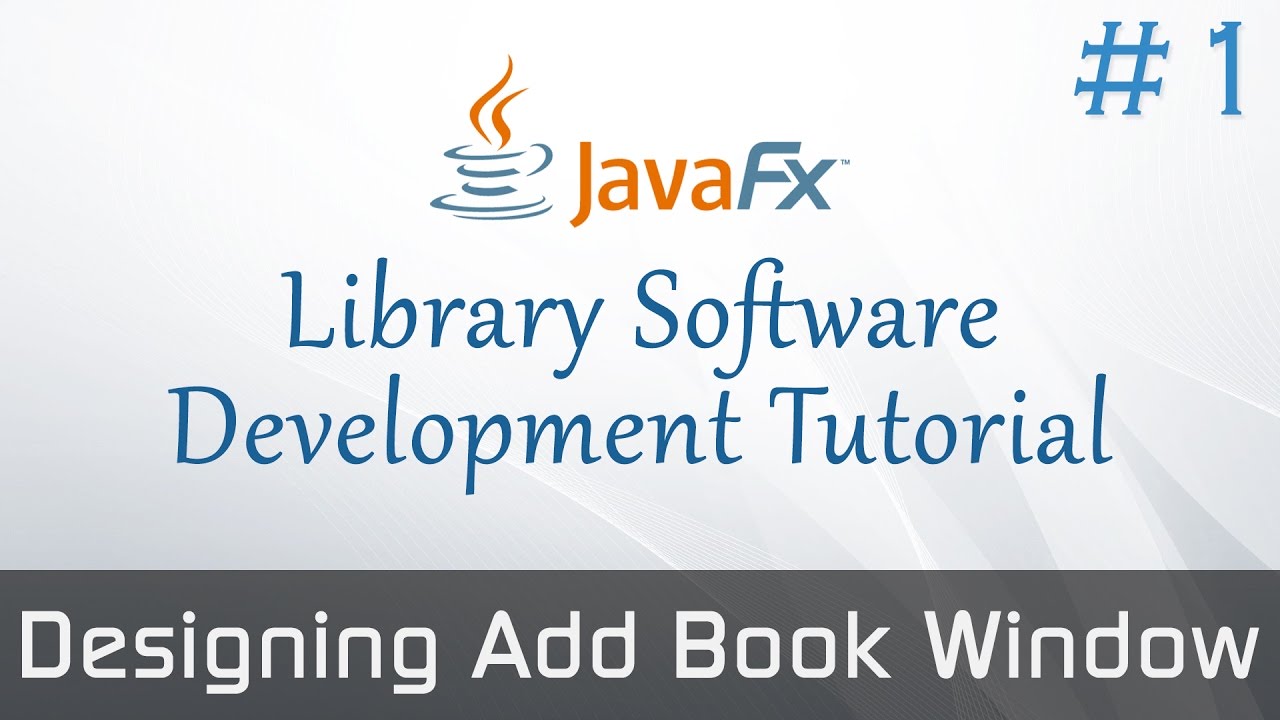 JavaFX Library Software From Scratch #1 : Developing UI For Adding Books