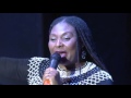 Yvonne ChakaChaka performs at #iamkansiime show. African comedy.