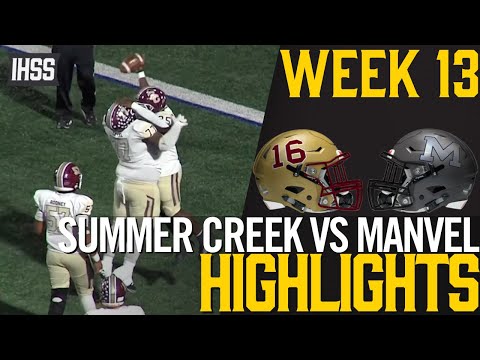 Summer Creek Dominates Manvel in 6A Division 2 Showdown!