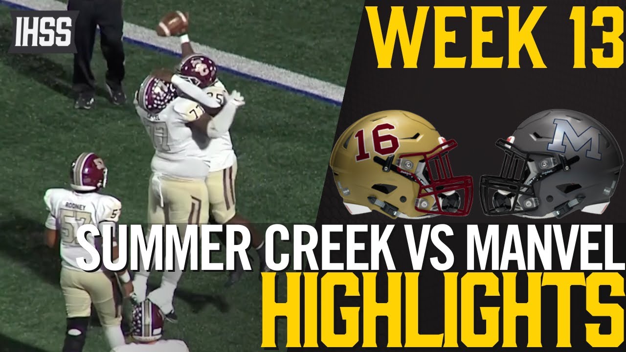 Summer Creek Dominates Manvel in 6A Division 2 Showdown!