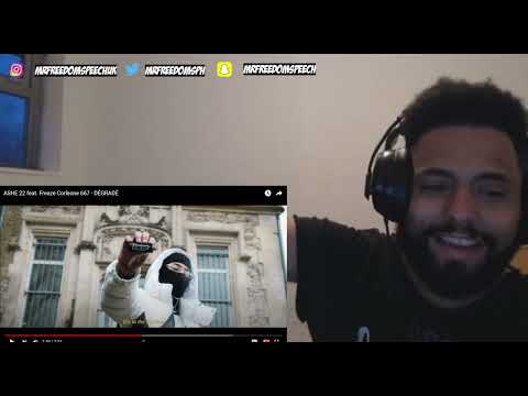 🇫🇷 FRENCH RAP/DRILL  ASHE 22 feat. Freeze Corleone 667 - DÉGRADÉ  *UK🇬🇧REACTION*