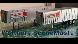 Walthers SceneMaster 40' SOO Line Flexi-Van Trailer Review