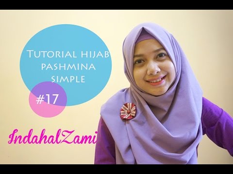 Tutorial Hijab Pashmina Simple #17 - indahalzami