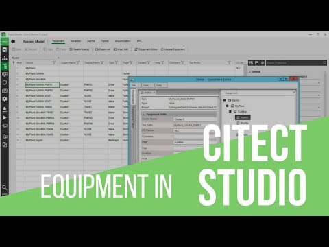 Citect Equipment in Citect Studio - SCADA Software Videos