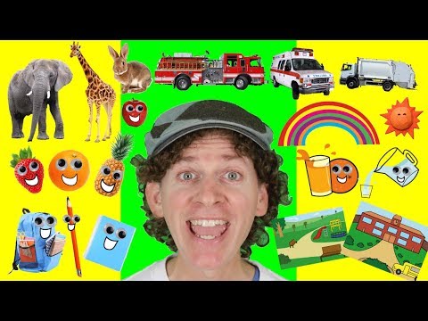 My First 100 Words in English Chant Step 2 | Numbers, Colors, Animals | Learn English Kids