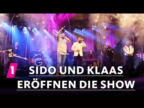 Disstrack - Sido und Klaas eröffnen die Show | 1LIVE Krone 2017