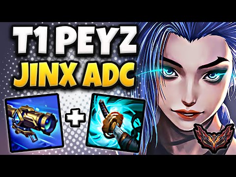T1 Peyz Jinx ADC vs Aphelios - Patch 26.1 Korea Grandmaster 990 LP
