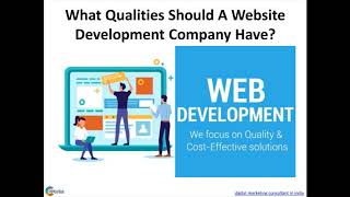 What Qualities Should A Website Development Company Have?