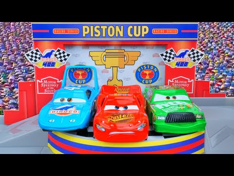 Disney Cars Piston Cup Dinoco 400 Race Updated Release Video!