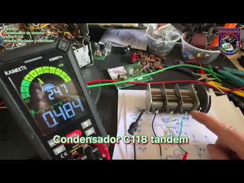 EA3HWU Condensador Zenith de sintonía C118 tres funciones