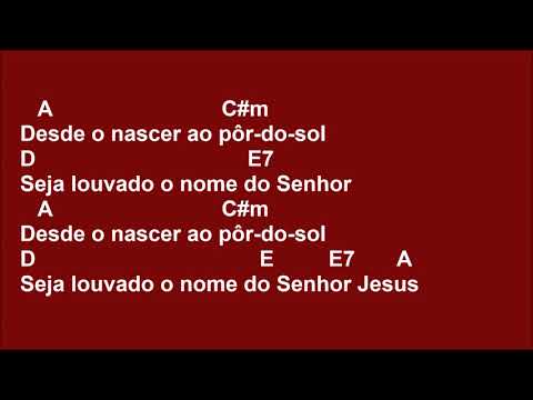 Desde Nascer Ao Por Do Sol - Ágape Uma…