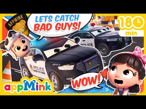 🚓🔧Build a Police Car! 🚔🚨 Heroes in Action! 🌟👮‍♂️ #appmink #nurseryrhymes #kidssong #cartoon