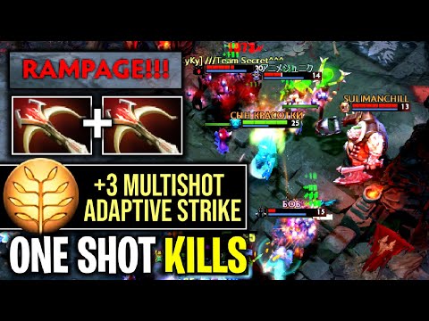 ONE SHOT KILLS..!! New Meta 2x Daedalus Morphling Rampage 7.27c | Dota 2