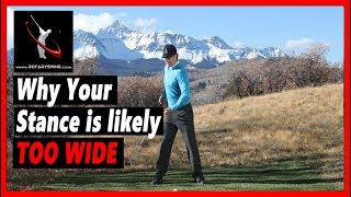 How Stance Width Affects Your Golf Swing