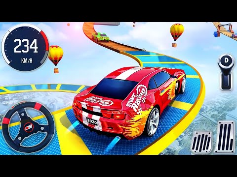 Ramp Car Stunts Racing Simulator - Impossible Car Mega Tracks 3D - Android GamePlay #4