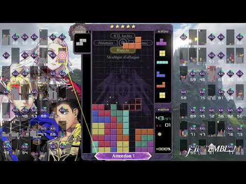 [Tetris 99] invictus snipe lobby #29: intense 3-minutes 1v1 vs. kazu (531 lines cleared)