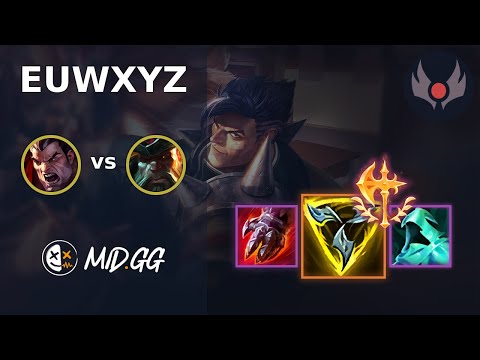MID.GG: [ EUWXYZ ] Darius TOP vs Gangplank | EUW GRANDMASTER | LOL Season 2025