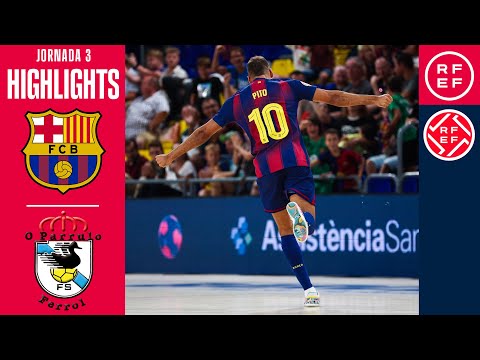 Resumen #PrimeraDivisiónFS | Barça 5-3 O Parrulo Ferrol | Jornada 3