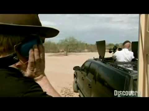 Minigun Shooting Fish in A Barrel