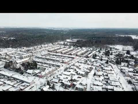 Borgvliet in de sneeuw.