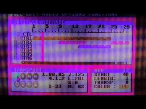 Mssiah Sequencer on C64 with Moogerfooger