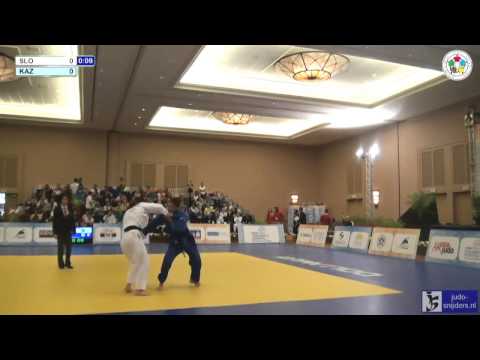 Judo 2013 Wold Championship Miami Cadets: Stangar (SLO) - Bolat (KAZ) [-57kg]