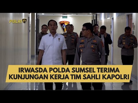 IRWASDA POLDA SUMSEL TERIMA KUNJUNGAN KERJA TIM SAHLI KAPOLRI
