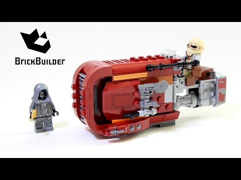 Vidéo LEGO Star Wars 75099 : Le Speeder de Rey