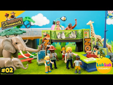 Zoo Visit With The Greenwoods | Animal Toy For Toddlers #02